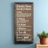 Slickblue Humorous Wood Wall Sign – 5 Deadly Woman Terms Explained – Rustic Home or Office Decor 9x18 - 2 of 3