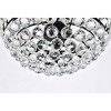 Elegant Lighting Emilia 18 inch flush mount in black - 4 of 4