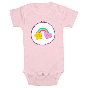 Infant's Care Bears Best Friend Bear Belly Badge Bodysuit - 1 of 3
