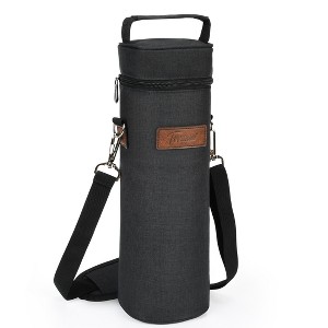 Tirrinia Single Wine Gift Bag, Portable Wine Cooler Bag, Insulated Bottle Carrier Tote, Wine Bag, Wine Lovers Must Haves, Valentine’s Day Gift Idea - 1 of 4