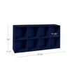 Best Choice Products 8-Cube Bookshelf, 11in Display Storage System, Organizer w/ Removable Back Panels - 2 of 4