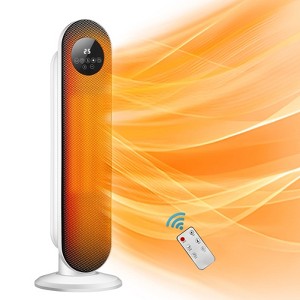 SKONYON 1500W Electric PTC Heater Portable Space Heater 12H Timer Remote Control - 1 of 3