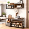 LEDREM Adjustable 4-Tier Shoe Storage Bench - Versatile Entryway Organizer for Bedroom, Closet, and Living Room - 4 of 4