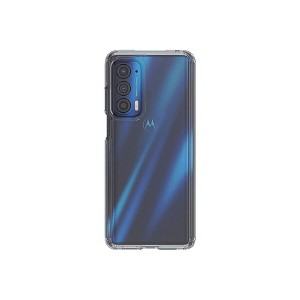SaharaCase Hybrid-Flex Hard Shell Series Case for Motorola Edge (2021) Clear (CP00171) - 1 of 4