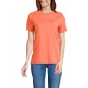 Lands' End Women's Relaxed Supima Cotton T-Shirt - 2 of 3