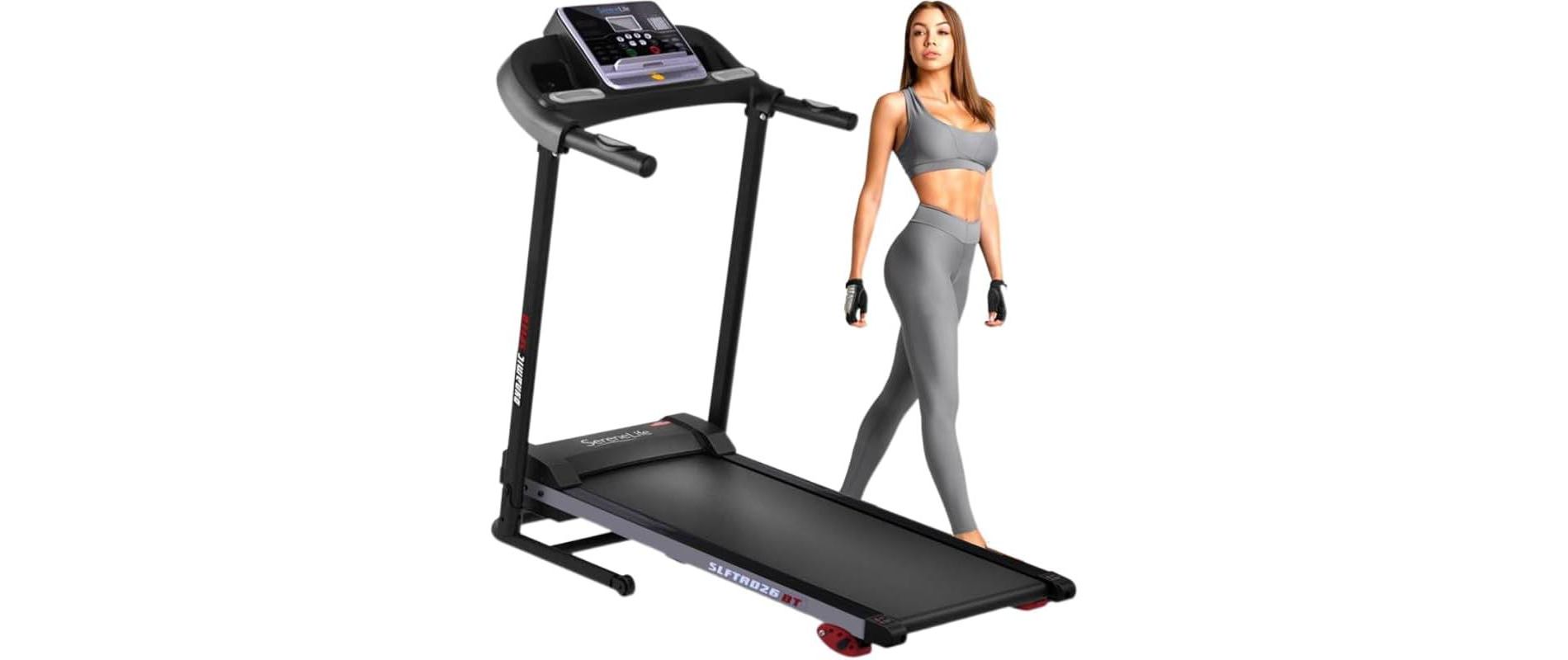 SereneLife 3.5 HP Folding Bluetooth Treadmill - SLFTRD26BT
