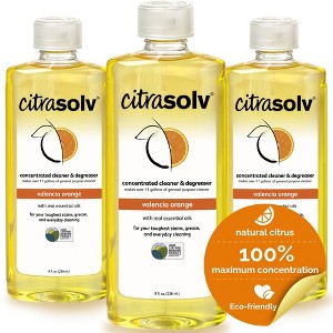 Citra Solv Concentrated Cleaner & Degreaser, Deodorizer, Home & Outdoor, Adhesive Remover, Natural Orange Oil - 1 of 4