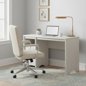 Homy Casa Desk with Storage Cabinet and Open Shelf for Home Office, Bedroom or Study Area - 1 of 4