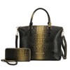 MKF Collection Frankie Gradient Faux Crocodile-Embossed Women’s Satchel Handbag with Matching Wallet by Mia K - 2 of 4