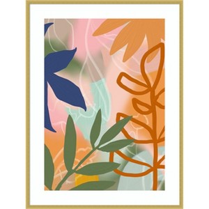 Amanti Art Summer Jungle I  by Andrea Haase Wood Framed Wall Art Print - 1 of 4