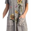 Women's Sun Date Mineral Washed Pocket Dress - Jess & Jane - 3 of 3