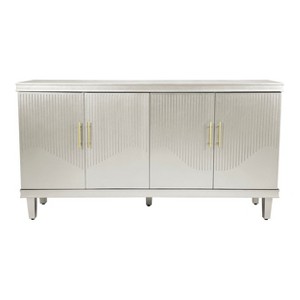 NicBex 59.84 Inch Modern 4-Door Storage Cabinet with Adjustable Shelves for Kitchen,Living Room and Entryway - 1 of 4