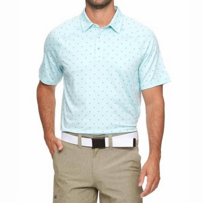 Men's Wheaton Dot Print Performance Polo Shirt - Flags & Anthem