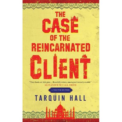 The Case of the Reincarnated Client - (Vish Puri Mystery) Large Print by  Tarquin Hall (Hardcover)