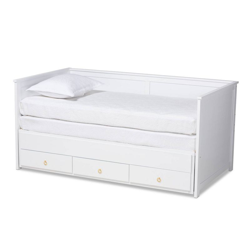 Twin to King Thomas Expandable Daybed with Storage Drawers - Baxton Studio, 4 of 15