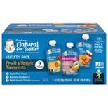 Gerber Toddler Fruit & Veggie Value Pack Baby Food Pouches - 9ct/31.5oz