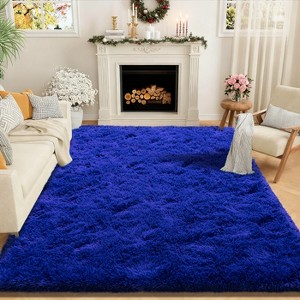 Super Soft Shaggy Rugs Fluffy Carpet, Modern Plush Area Rug for Living Room Bedroom Kids Room - 1 of 4