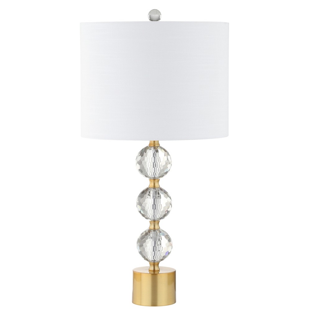 25.25 Ashley Crystal Led Table Lamp White Crystal - Jonathan Y