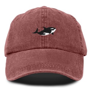 Dalix Orca Cap Aquarium Embroidered Mens Cotton Dad Hat Baseball Hat - 1 of 4