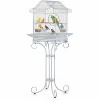 58-Inch Vintage Scrolled Bird Cage: Heavy-Duty Wrought Iron (25Lbs) Non-Toxic Coating, Victorian Style for Cockatiels, Parakeets - 2 of 4