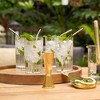 Viski Crystal Highball Glasses - Collins Glasses Set of 4 - 14oz Cocktail Glass for Wedding or Anniversary and Special Occasions Gift Ideas, Clear - 3 of 4