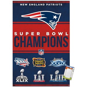 Trends International NFL New England Patriots - Champions 23 Unframed Wall Poster Prints - 1 of 4