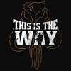 Juniors Womens Star Wars: The Mandalorian The Mandalorian The Way Silhouette Racerback Tank Top - 2 of 4