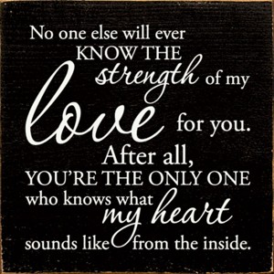 Slickblue Wood Sign with Quote – Rustic Decor, "You Know My Heart" Saying, 7x7, Multicolor Options - 1 of 3