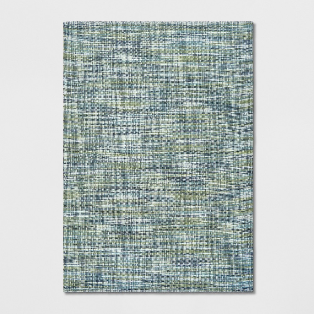 7'X10' Basketweave Tie Dye Design Area Rug Green - Project 62 was $249.99 now $124.99 (50.0% off)