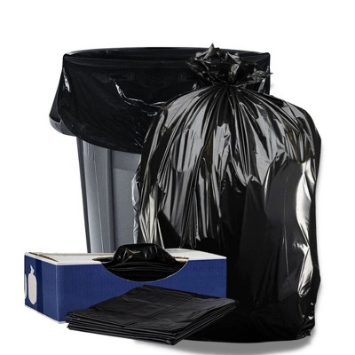 Plasticplace 55-60 Gallon Trash Bags, Black (50 Count) : Target