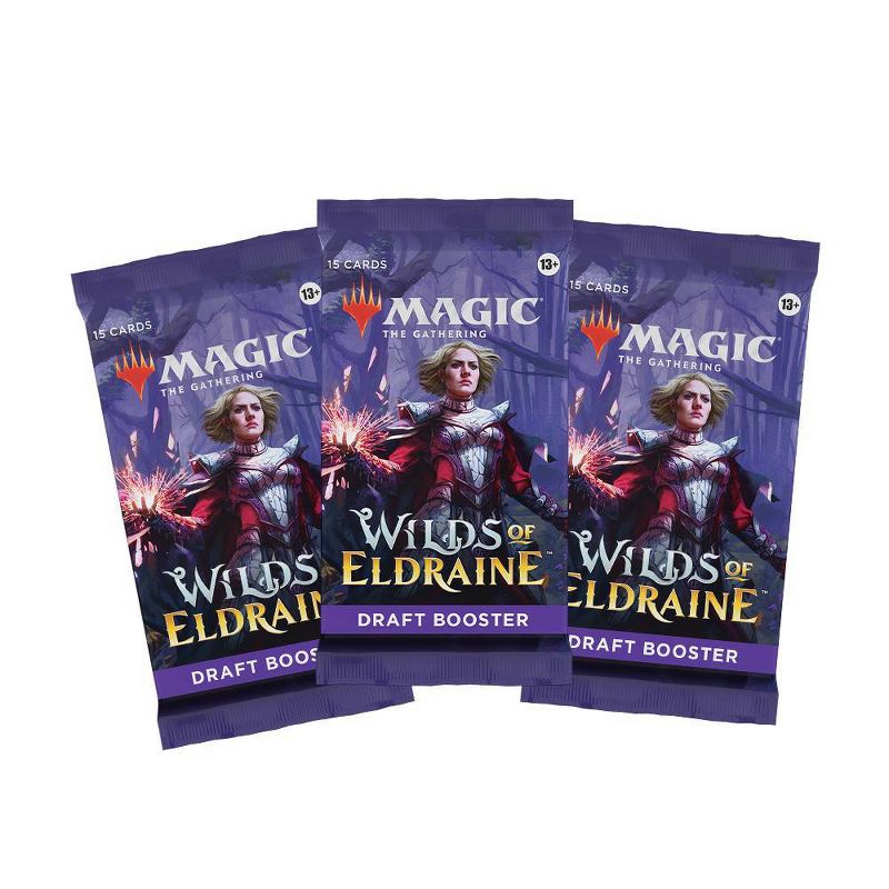 Magic: The Gathering Wilds of Eldraine 3-Booster Draft Pack, 3 of 4