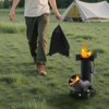 VEVOR Camping Rocket Stove, Wood Burning Portable Rocket Stove with Carrying Bag for Backpacking, Carbon Steel, Burn Wood, Twigs or Sticks, Black - 2 of 4