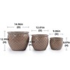 Vynxaria Modern Ceramic Flowerpot - Elegant Planter for Indoor & Outdoor Use - 2 of 4