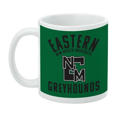 Eastern New Mexico University Greyhounds Logo Ceramic Coffee Mug Novelty Gift Mugs for Coffee Tea and Hot Drinks 11oz White