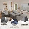 Cloud Modular Sectional Sofa Couch,Convertible Couches with Storage Ottoman for Living Room,Covers Washable&Replaceable - 4 of 4
