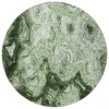 Artichoke Green And Emerald Abstract Washable Indoor Outdoor Area Rug - 4 of 4