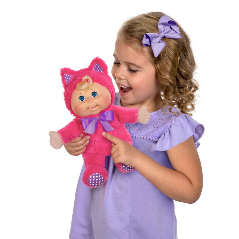 Cabbage Patch Kids Giggle With Me Pink Kitty with Blue Eyes Baby Doll, 5 of 6