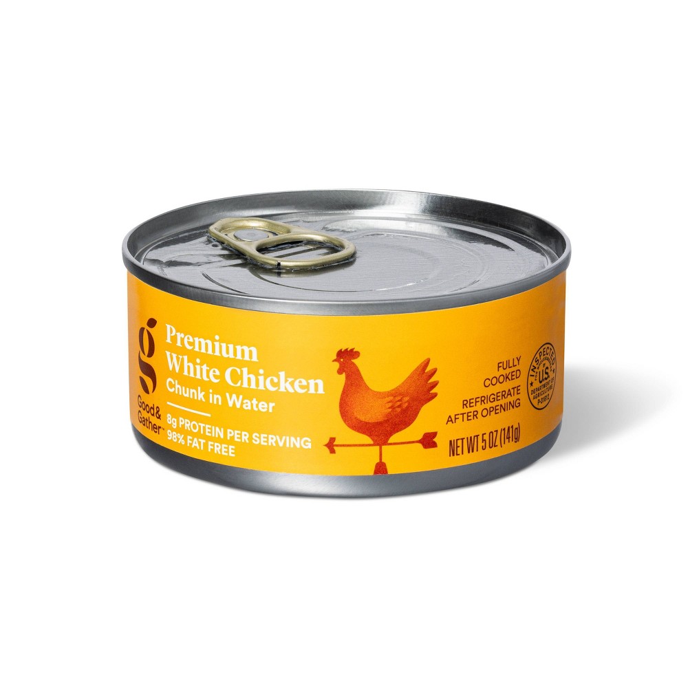 Premium White Chunk Chicken in Water - 5oz - Good & Gather™