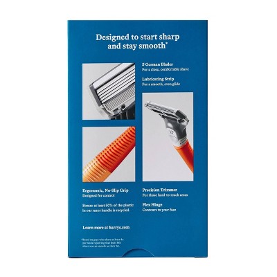 Harry&#39;s Value Pack Non-Disposable Razor Handle - Orange - 6ct