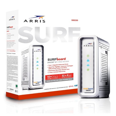 Arris Surfboard Docsis 3 1 Cable Modem Model Sb00 White Target