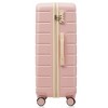 Gulches Premium 3-Piece ABS Travel Luggage Set, TSA Lock Suitcase Ensemble, Pink, 20, 24, and 28 Inch Sizes with 360° Spinner Wheels - 4 of 4