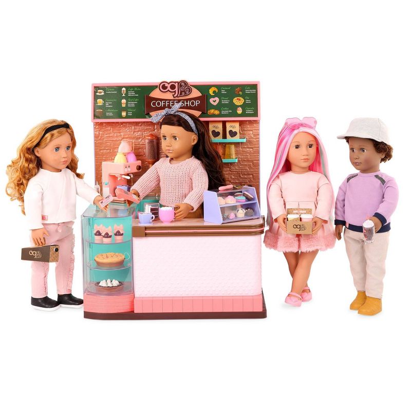 Our Generation Love U Latte Coffee Shop Playset for 18&#34; Dolls, 5 of 10