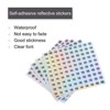 Unique Bargains Office Home Warehouse Self-Adhesive Reflective Sticker 10 Sheets - 3 of 4