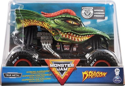 Monster Jam, Dragon Vs. Full Charge 1:64 Scale Die-Cast Monster Trucks