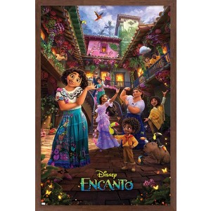 Trends International Disney Encanto - Family One Sheet Framed Wall Poster Prints - 1 of 4