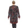 Plus Size Paisley Floral Embroidered Sweater Dress - 3 of 4