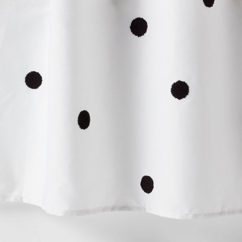 Dot Textured Kids&#39; Shower Curtain Black - Pillowfort&#8482;, 5 of 6