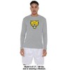 Fort Valley State University Adult Sport Long Sleeve Shirt Primary Logo, Athletic Heather - 3 of 4