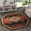 Masada Rugs Southwest Native American Geometric Medallion Area Rug - Design B357 - image 3 of 4