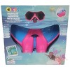 Body Glove Mermaid Monofin with Mask Mermaid Linden Pink/Blue - 2 of 3